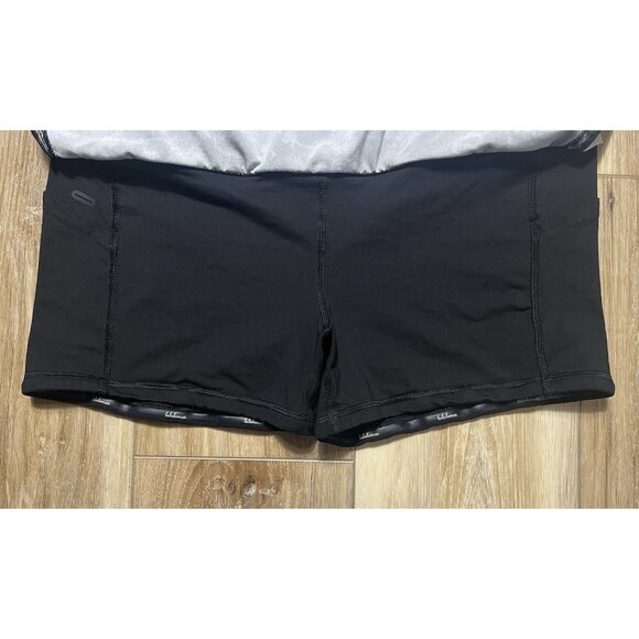 Lululemon Pace Rival Black Bloom Spring Floral Skirt - Size 10 - Picture 8 of 16